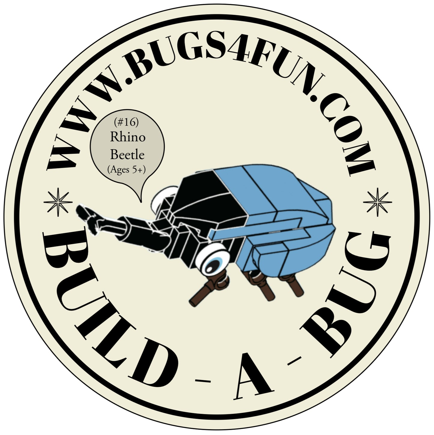 Bugs4Fun Mystery Insect Brick Kit – Educational Mini Build -
