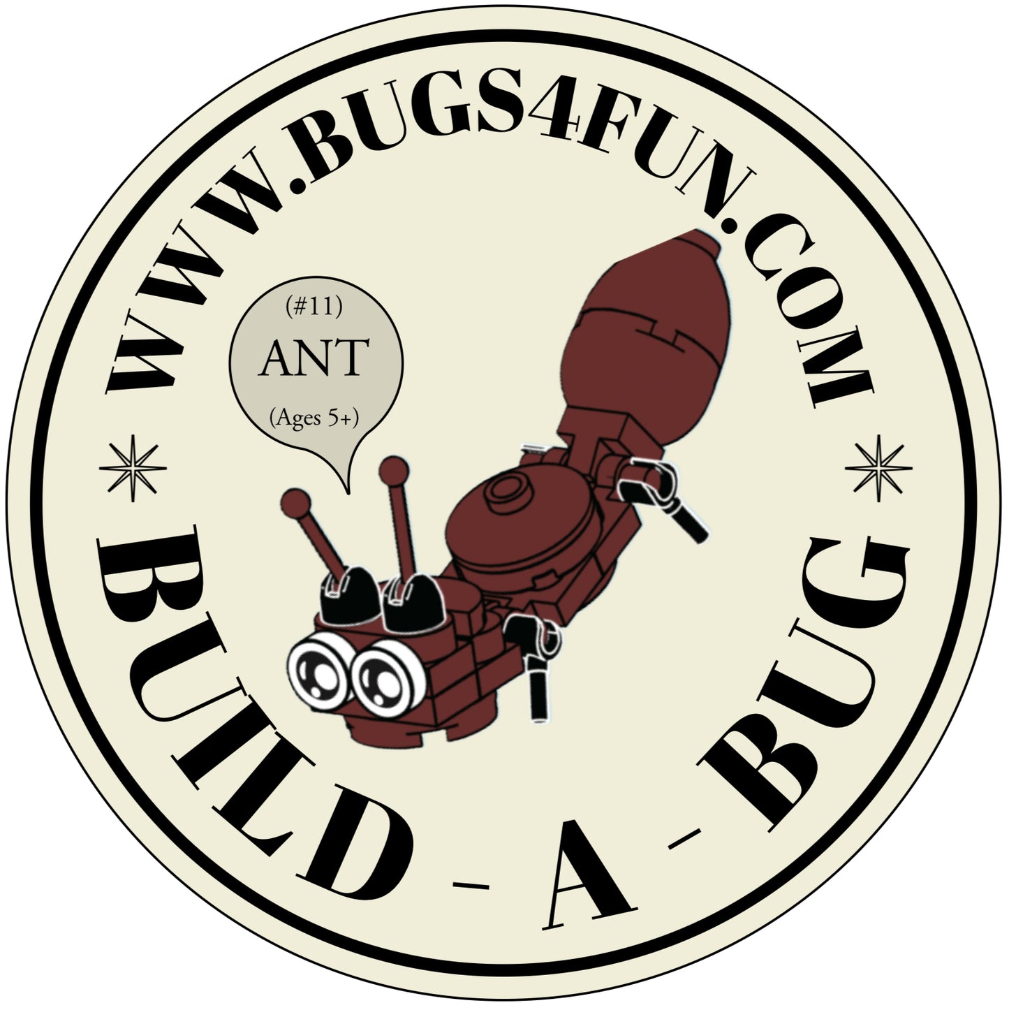 Bugs4Fun Mystery Insect Brick Kit – Educational Mini Build -