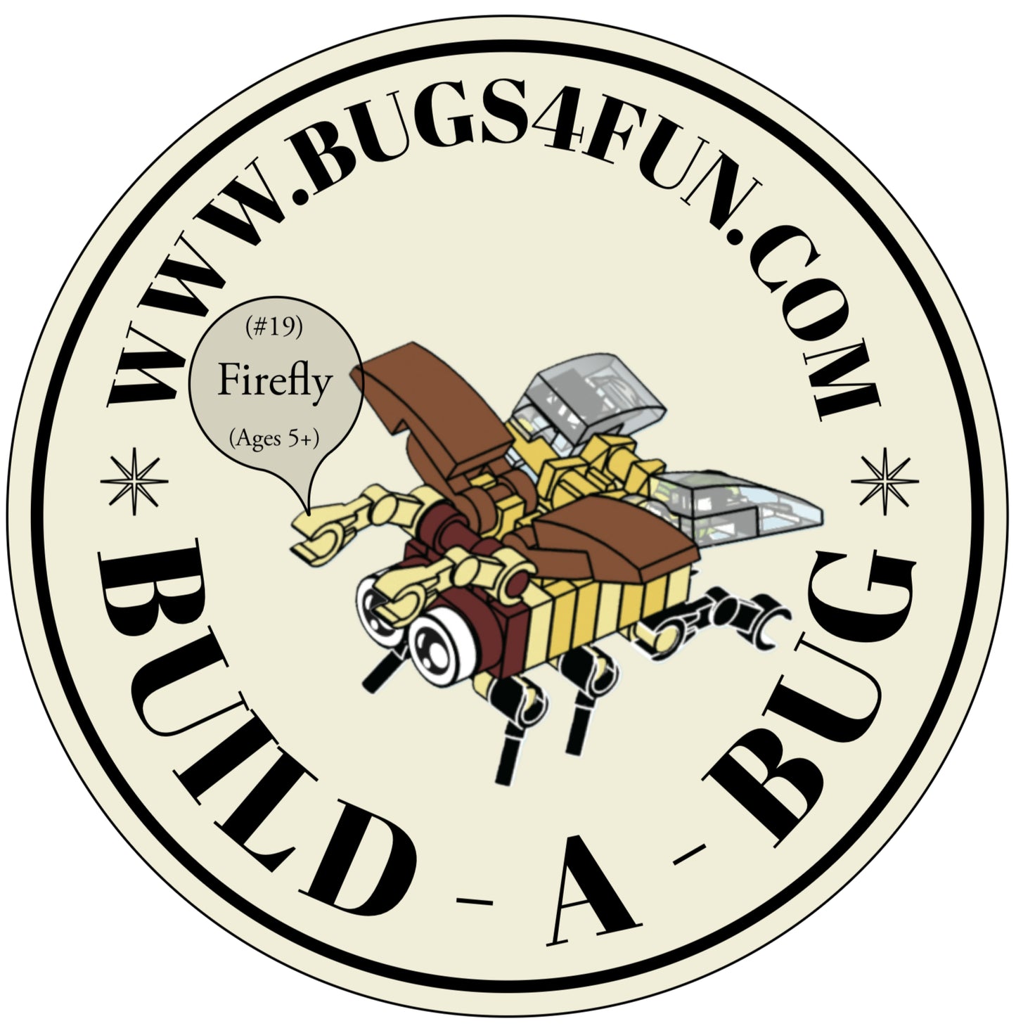 Bugs4Fun Mystery Insect Brick Kit – Educational Mini Build -