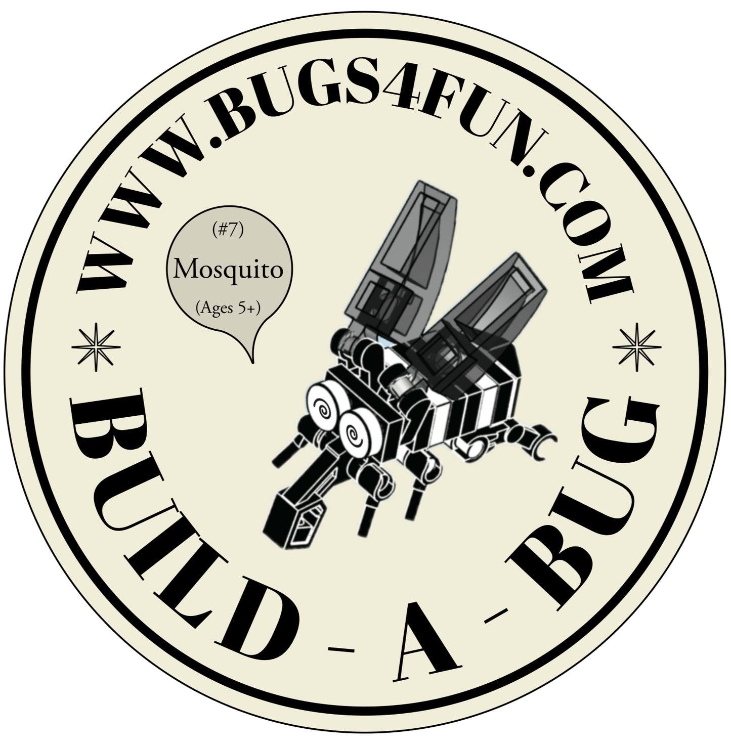 Bugs4Fun Mystery Insect Brick Kit – Educational Mini Build -