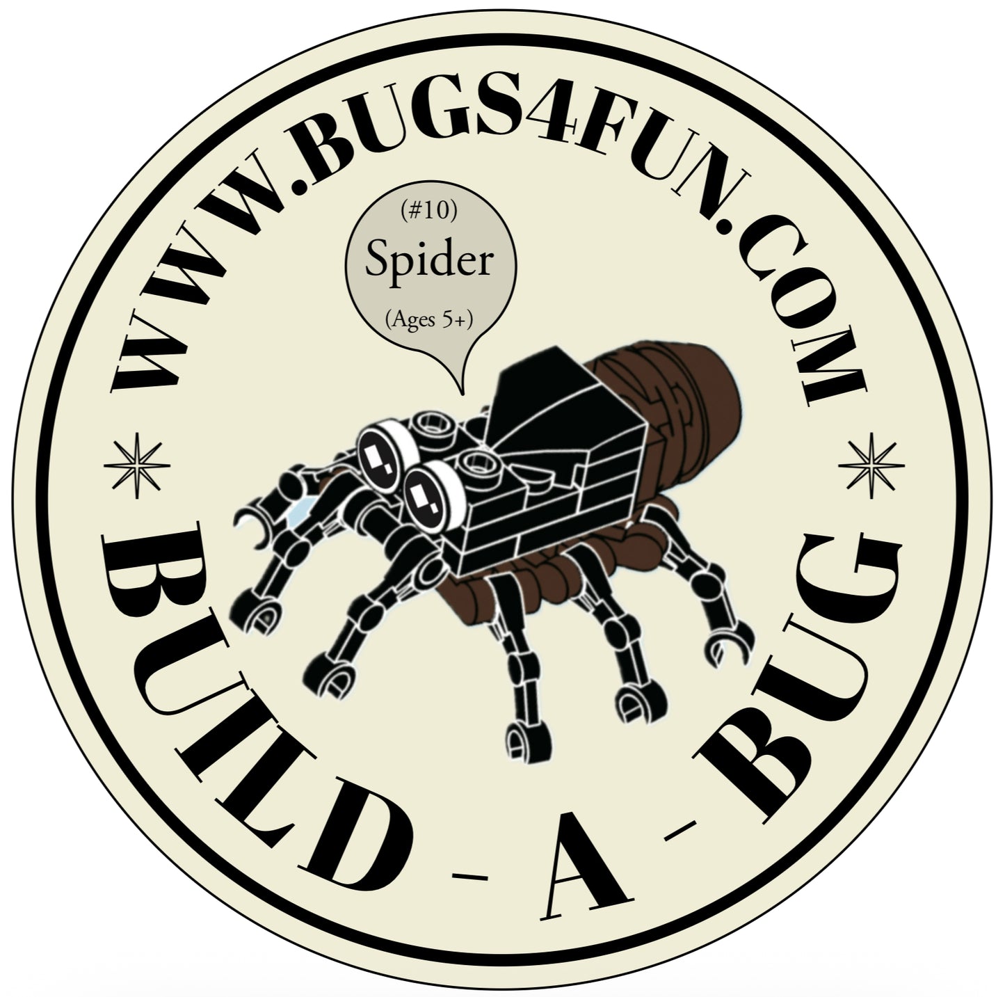 Bugs4Fun Mystery Insect Brick Kit – Educational Mini Build -