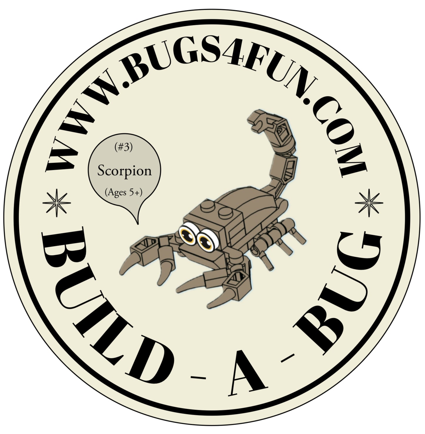 Bugs4Fun Mystery Insect Brick Kit – Educational Mini Build -