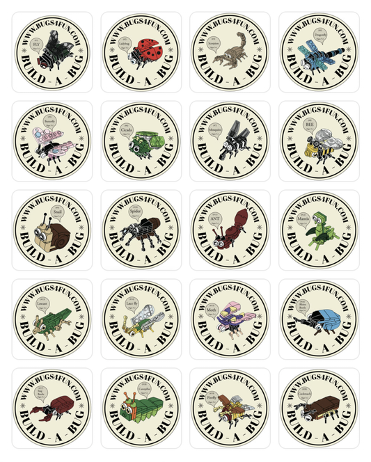 Build-A-Bug: by Bugs4Fun • Special Selection • (Random)     Mystery Pick - Insect Brick Kit